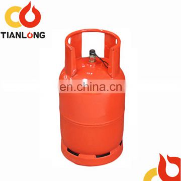 12.5KG Gas tank / LPG gas cylinder / gas jar with valve for cooking