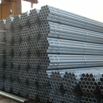 Galvanized Black Steel Pipe Erw Welded Q235 Low Carbon Hot Dip 15mm Galvanised Pipe