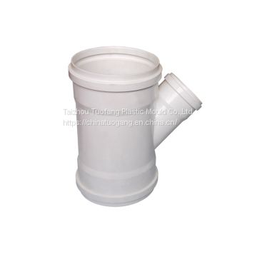plastic pvc pipe fitting mould, injection mould pvc Tee fitting mould