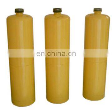 99.9% Pure Mapp Gas Cylinder For Welding Brazing Torch