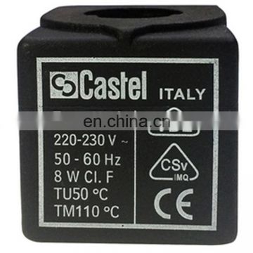 Castel coil 9100/RA6 Type HM2 220V~230V 8W for refrigeration solenoid valve