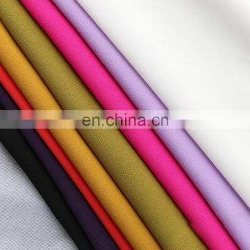 75D 100% polyester moss crepe fabric soild color high quality moss crepe fabric