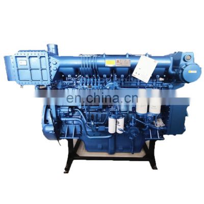 hot sale and brand new water cooled 4 Stroke 6 cylinder WHM6160  Weichai diesel marine engine