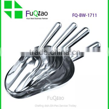 Wholesale High Quality Barware Bar Accessories functional aluminum ice scoop for bar