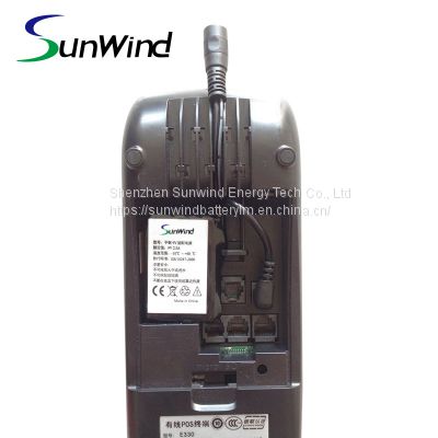 Hot sale rechargeable 9V 2500mah pos terminal battery for Landi E330 pos