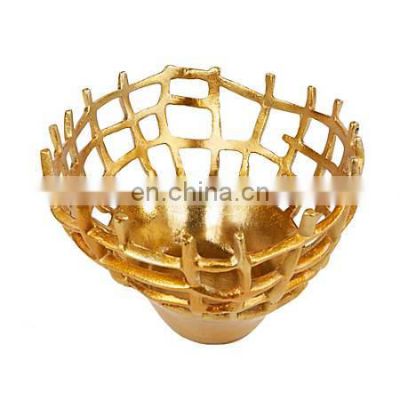 gold plated fancy bowl