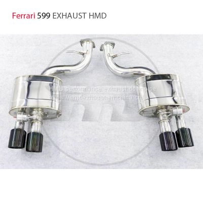 Stainless Steel Exhaust Downpipe Modified for Ferrari 599 Auto Replacement Modification Electronic Valve whatsapp008618023549615