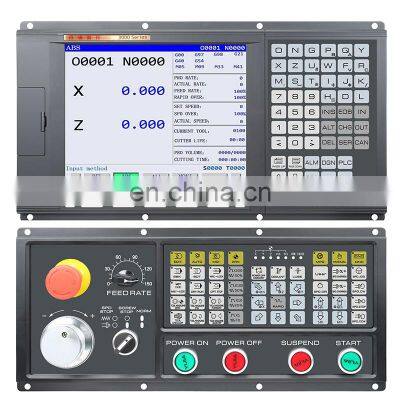 2-axis lathe CNC controller kit CNC control system similar to GSK CNC controller panel