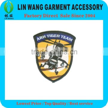 Top quality embroidered uniform patch