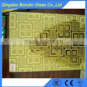 Double coatting tinted mirror glass