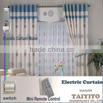 220VAC,50Hz Remote control motorized curtain for home automation