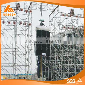 factory outlets large event stage with layer truss