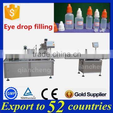 Big discount eye-drop filling machine 20ml,bottle filling capping and labeling machine