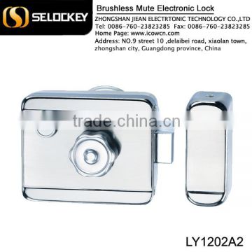 Multi-Function silent electric lock and mechanical key door lock (LY1202A2)