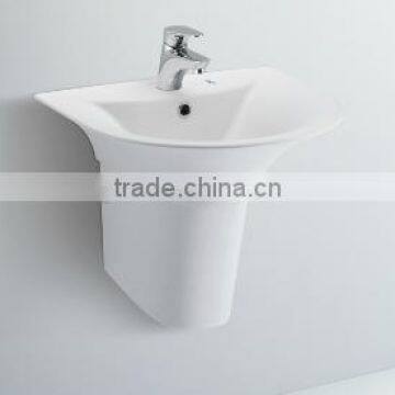 L208F Washbasin With Half Pedestal Sanitary Ware Ceramics Bathroom Design