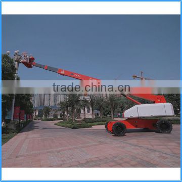 Self-propelled 4 wheels telescopic aerial platform with low price