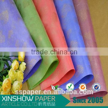 2016 wholesale with new design for flower wrapping paper