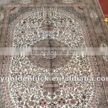 400L handmade 4x6 silk carpets and rugs
