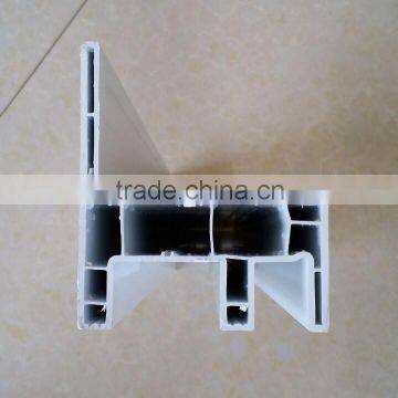 China Manufacture 88mm Series sliding frame pvc windows profiles Wall cover quality plastic extrusion profile