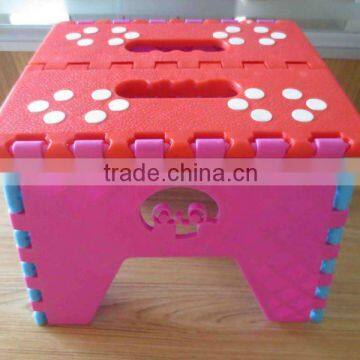Folding Step Stool Garden Seat Portable with Carry Handle
