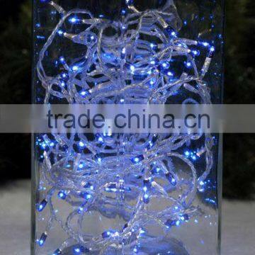 magnificent clear glass flower vase with christmas led light