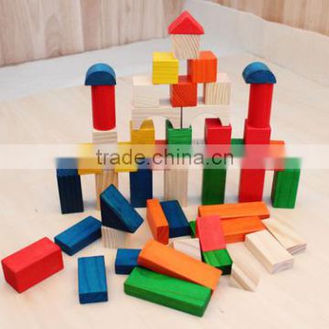 colorful children wooden blocks