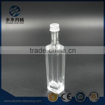 50ml clear glass drinking bottle glass wine bootle