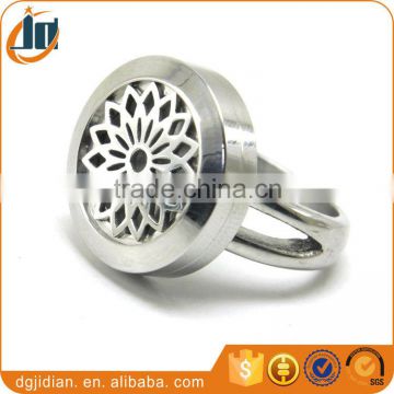 Stainless steel perfume Rings aromatherapy essential oil diffuser Rings