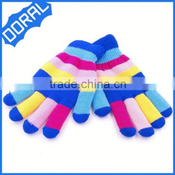 Free size cheap winter knited gloves