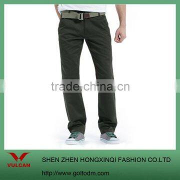 Fashion dark green Men's casual pants design