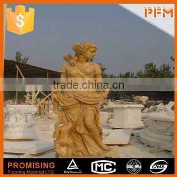 hand-carved of marble angel monument statue
