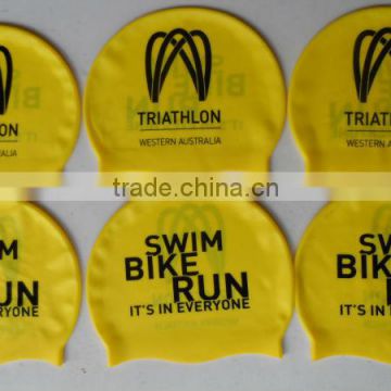 silicone triathon swimming caps,wholesale swimming caps