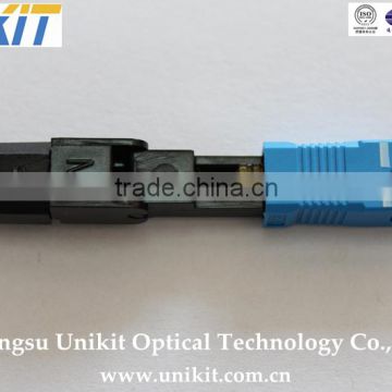 advanced equipment 250um 900um optical fiber fast sc connector
