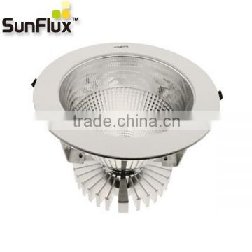 Sunflux 8-16W wattage adjustable & anti-glare 8 inch dimmable COB Led Downlight