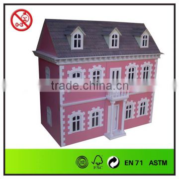 popular pink wooden doll houses for sale