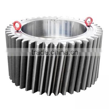 Customized hobbing large helical gear