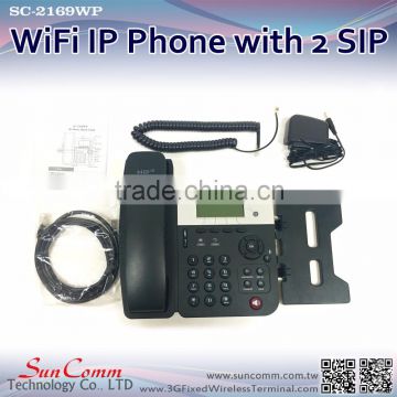 SunComm SC-2169WP smart 2 line VoIP WiFi SIP Phones
