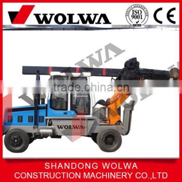 wheel driving type drilling rigs with hole depth 15 to 20 meter