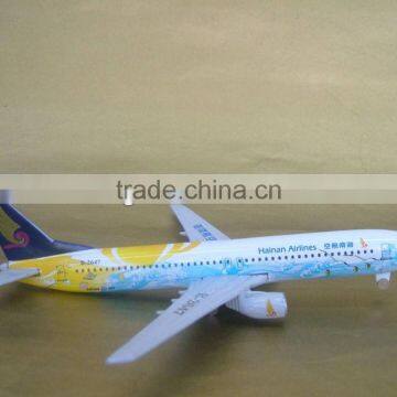 Metal B737-800 Ocean waves airplane model