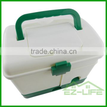 new family plastic first aid high quality multipupose fold-able non woven storage box with handle for hardware
