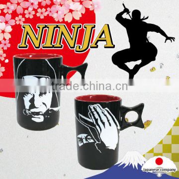 Japanese popular Ninja mug ceramic , various designs available