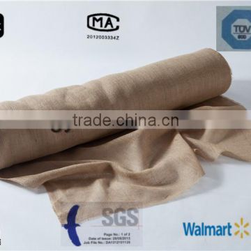 natural cheap burlap fabric 1.6 meters wide 100 meters long packed in rolls