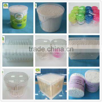 Promotional cute colored best cotton ear cleaning bud with case