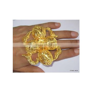 Gold Plated Finger Ring ETHN0000092