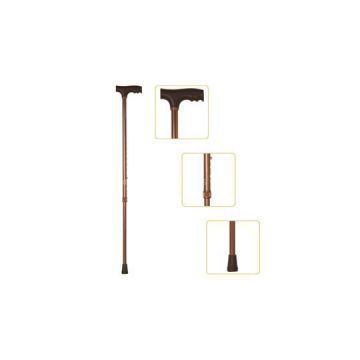 #JL9206L – Height Adjustable Lightweight T-Handle Walking Cane With Comfortable Handgrip, Bronze