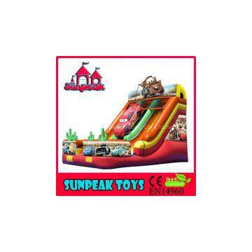 SL-1407 Fun Cars Inflatable Slip And Slide