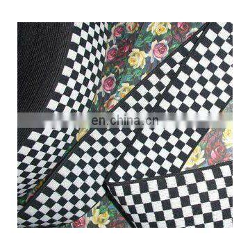 checker elastic ribbon