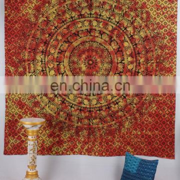Indian Cotton Tie Die Mandala Queen Hippy Wall Hanging Tapestry Ethnic Decorative Beach Textile Throw Bedspread Bed Decor Sheet