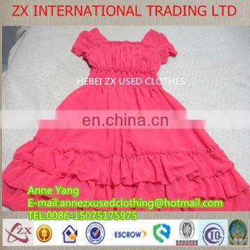 2014 new fashion used clothing lady cotton dress used clothing from usa