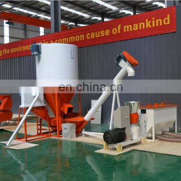 2018 hot selling poultry feed mill price/0.5-1t/h pellet  line